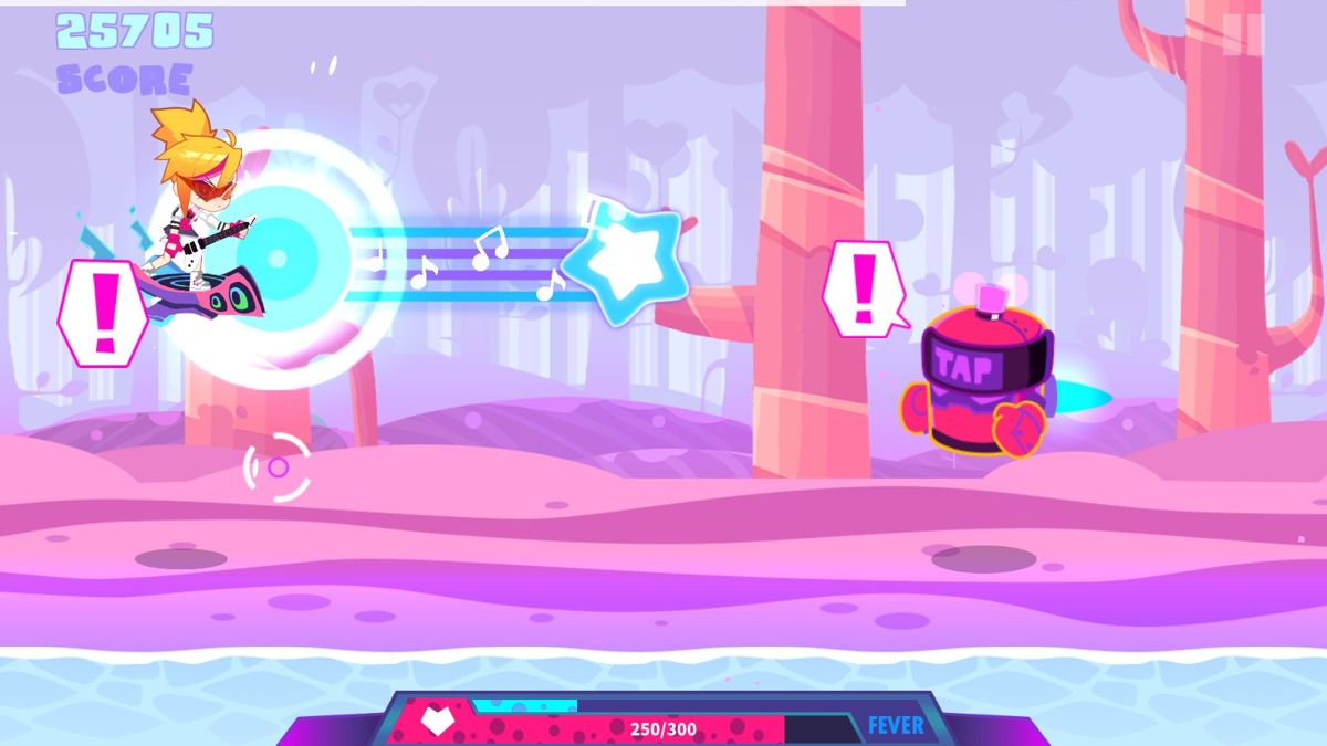 Muse Dash (Windows) screenshot: Music line