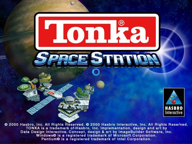 Tonka Space Station (Windows) screenshot: The title screen