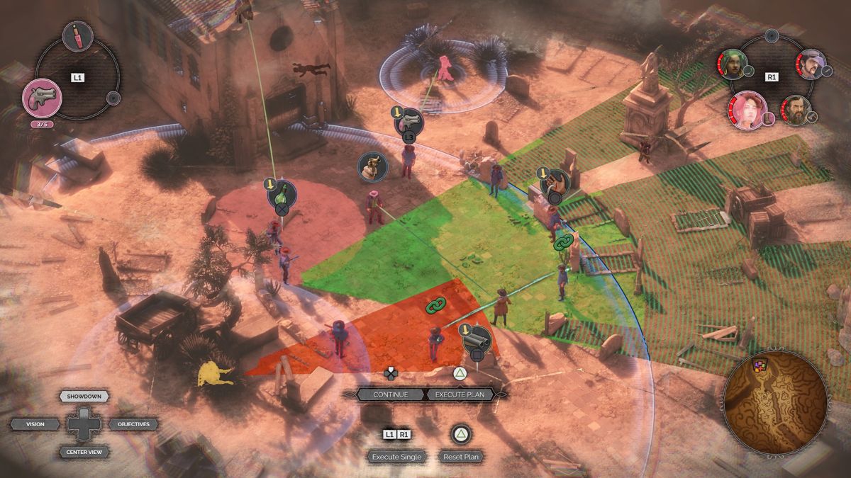 Desperados III (PlayStation 4) screenshot: Final showdown