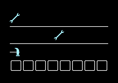 Match Up! (Commodore 64) screenshot: Sorting Game