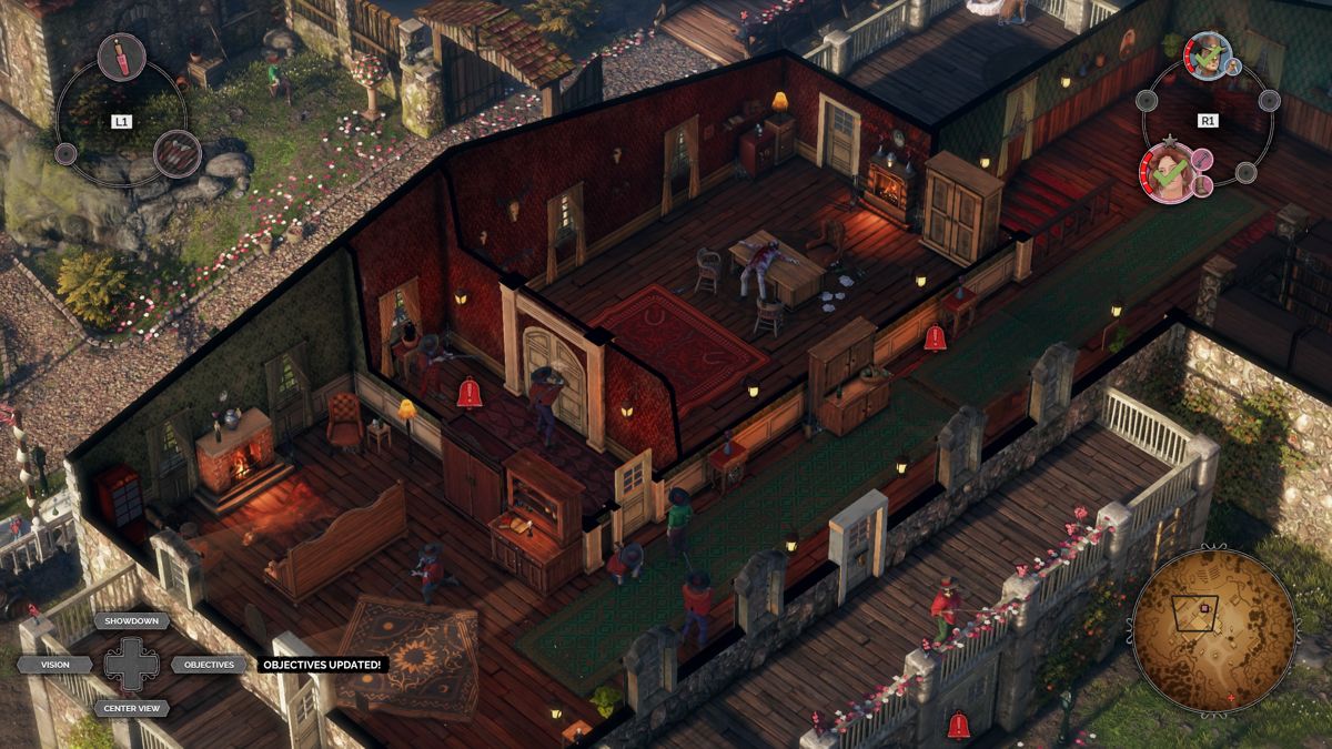 Desperados III (PlayStation 4) screenshot: Shotgun wedding... literally