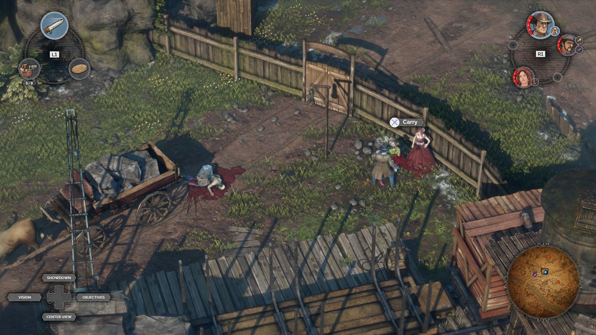 Desperados III (PlayStation 4) screenshot: Simple yet efficient teamwork