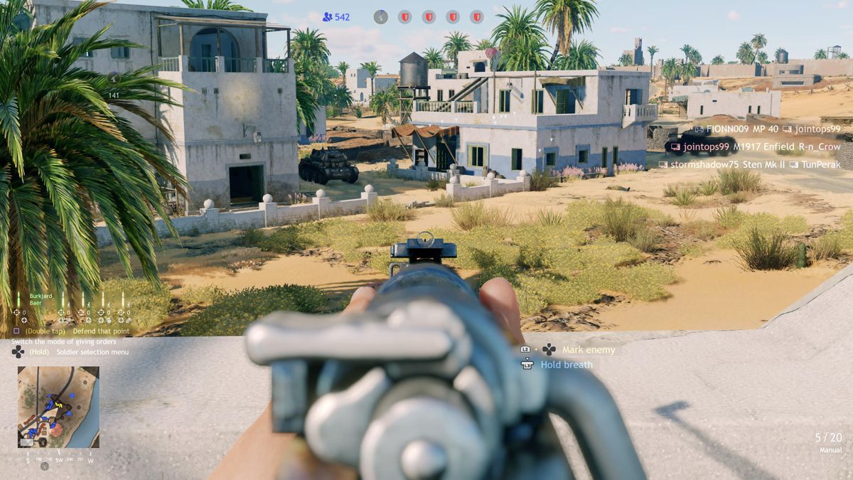 Enlisted (PlayStation 5) screenshot: Tunisia Update: Houses provide a good vantage point... that is, until you're spotted