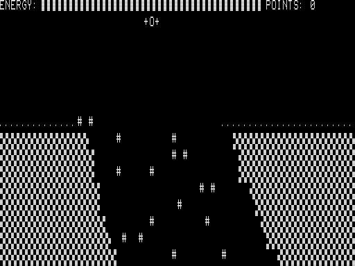 Project Deep Dive (TRS-80) screenshot: Entering the Chasm