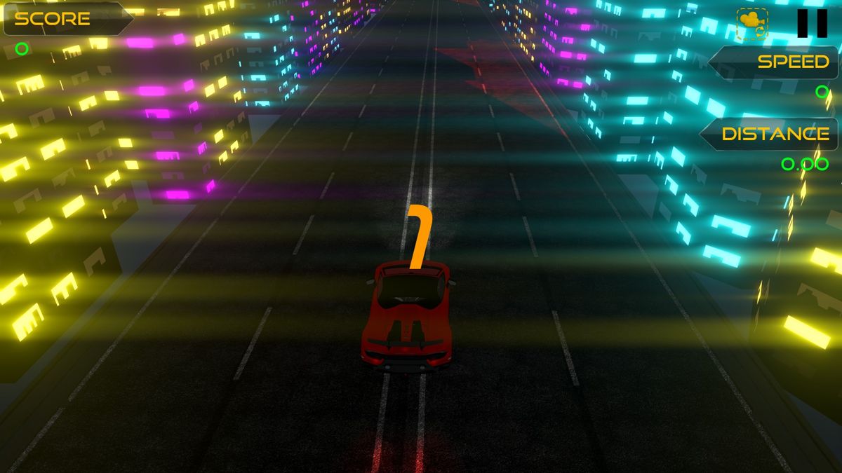 Screenshot of Retrowave Need for Speed Drift (Windows, 2020) - MobyGames