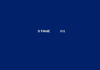 Bio-Ship Paladin (Genesis) screenshot: Stage 1 is about to begin