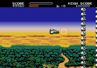 Bio-Ship Paladin (Genesis) screenshot: Stage 2