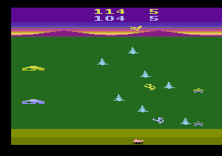 M*A*S*H (Atari 2600) screenshot: A game variation with smaller choppers