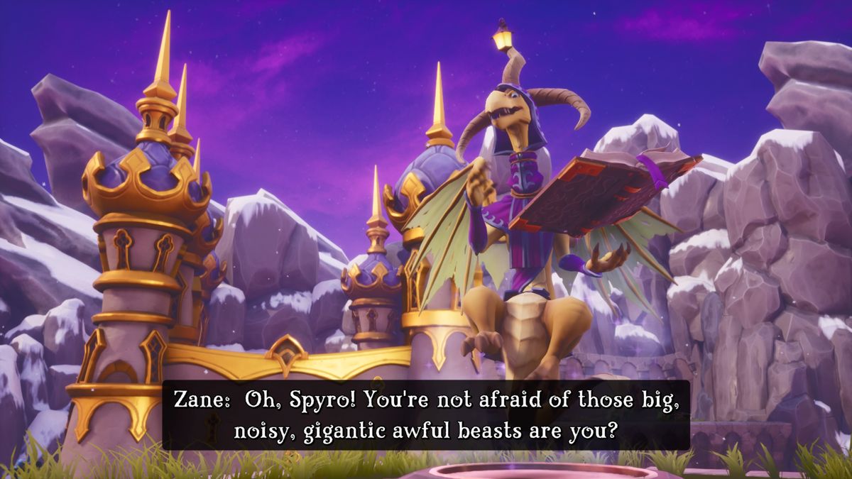 Spyro: Reignited Trilogy (PlayStation 4) screenshot: Spyro the Dragon: Rescuing Zane the dragon