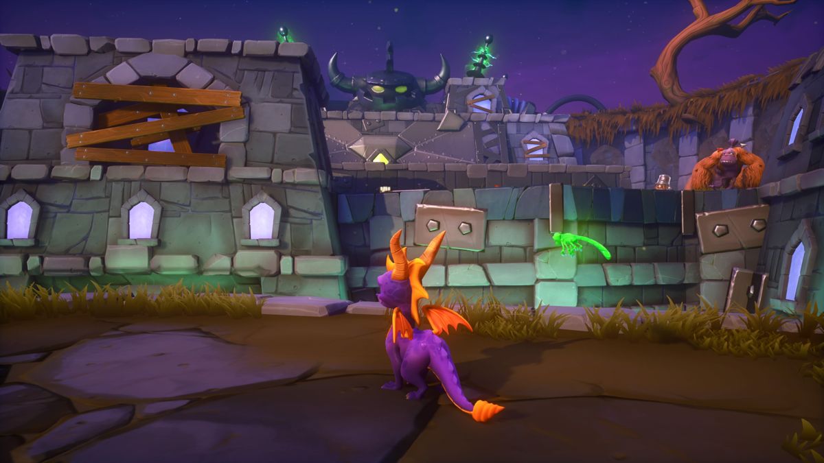 Spyro: Reignited Trilogy (PlayStation 4) screenshot: Spyro the Dragon: Boss battle coming up