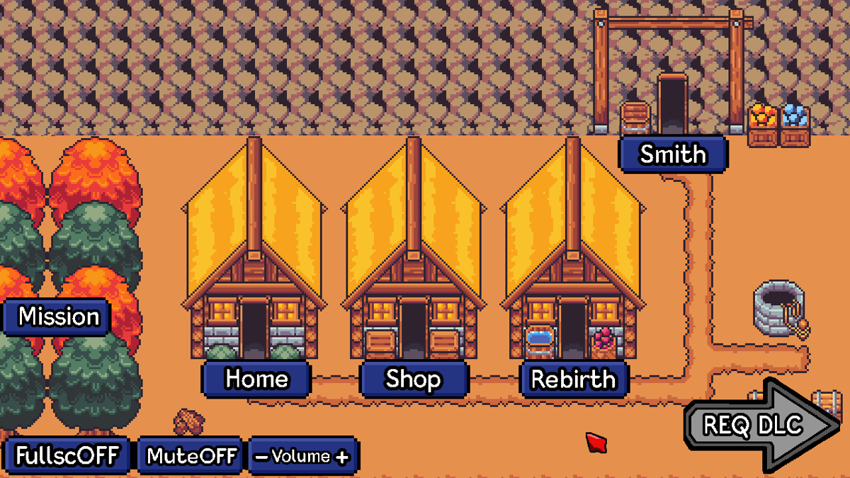 Smalles (Windows) screenshot: Village overview