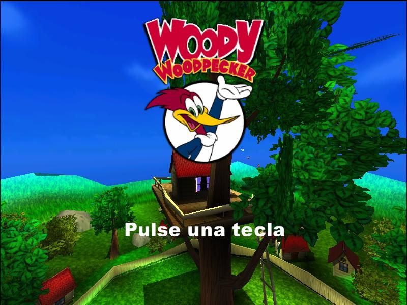 Woody Woodpecker: Escape from Buzz Buzzard Park (Windows) screenshot: Title screen