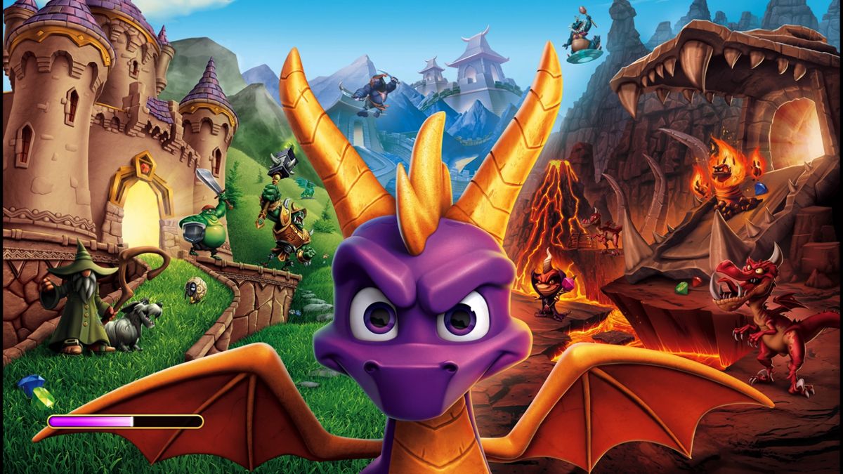 Spyro: Reignited Trilogy (PlayStation 4) screenshot: Spyro: Reignited Trilogy: Splash screen