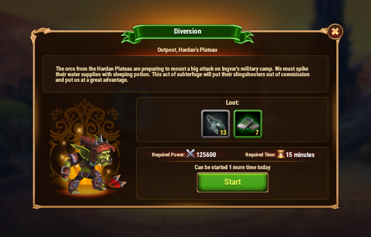 Hero Wars (Browser) screenshot: Expedition rewards