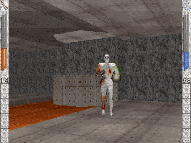 The Lord of Lightning (DOS) screenshot: A hidden room.