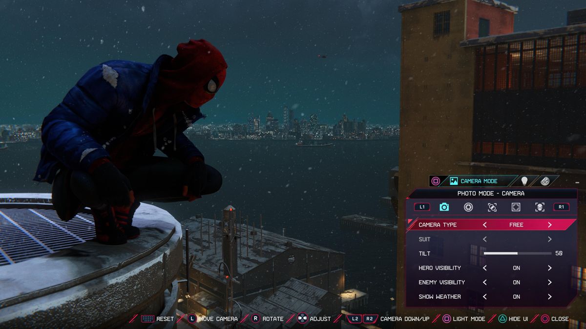 Marvel Spider-Man: Miles Morales (PlayStation 5) screenshot: Photo mode