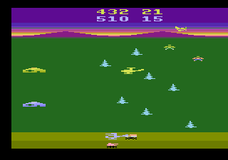 M*A*S*H (Atari 2600) screenshot: My chopper was shot down