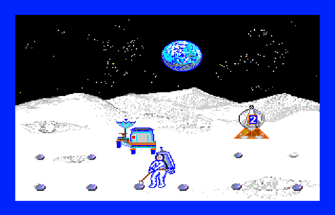 Stars & Planets (Apple IIgs) screenshot: Counting Objects