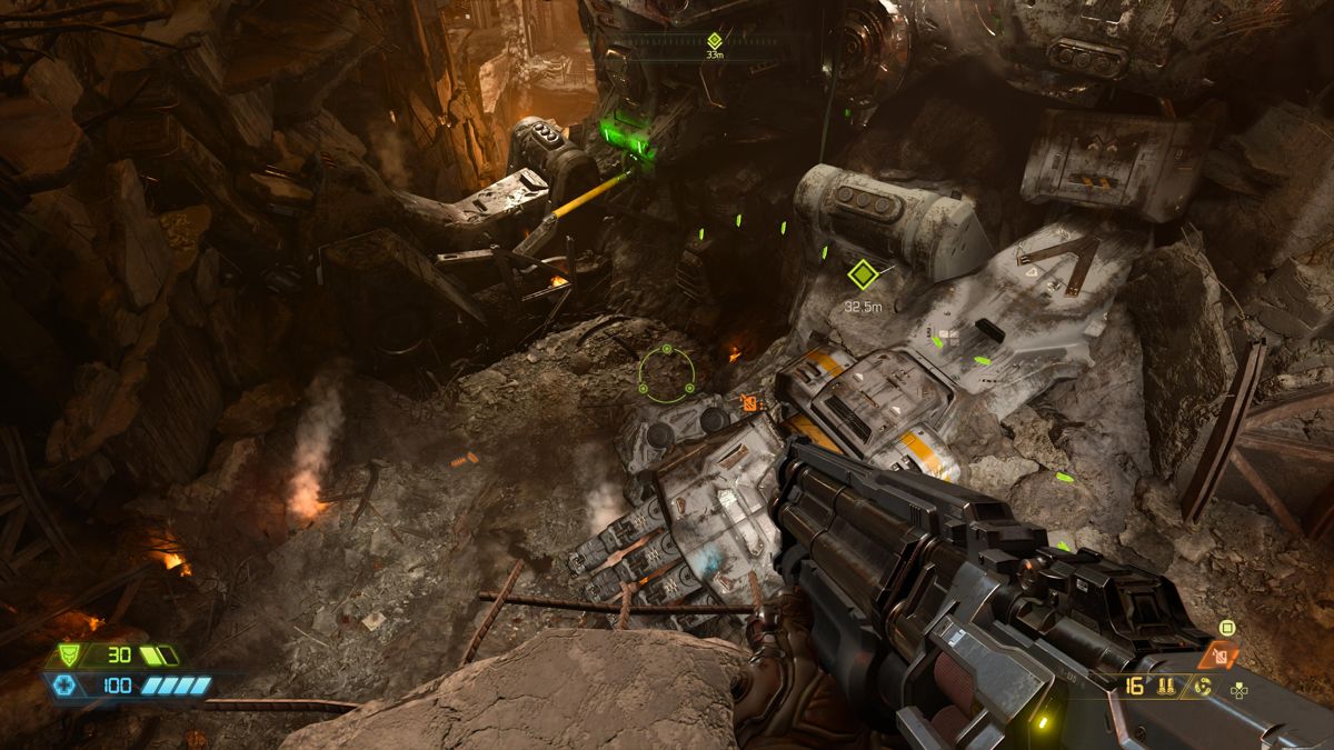 Doom Eternal (PlayStation 5) screenshot: War ravaged city