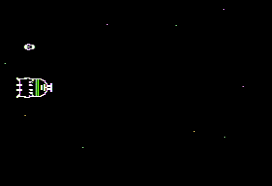 Hegira: Tale of a Galactic Exile (Apple II) screenshot: Intro Animation