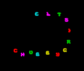 Chubby Gristle (ZX Spectrum) screenshot: Title sequence