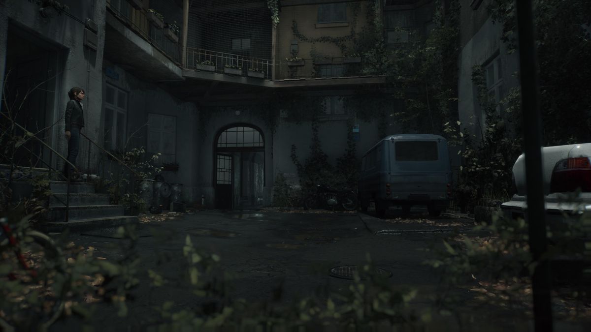 The Medium (PlayStation 5) screenshot: Heading outside