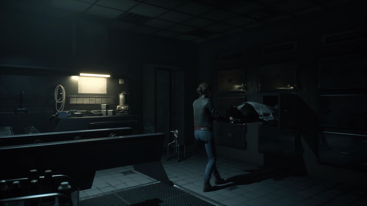 The Medium (PlayStation 5) screenshot: The morgue