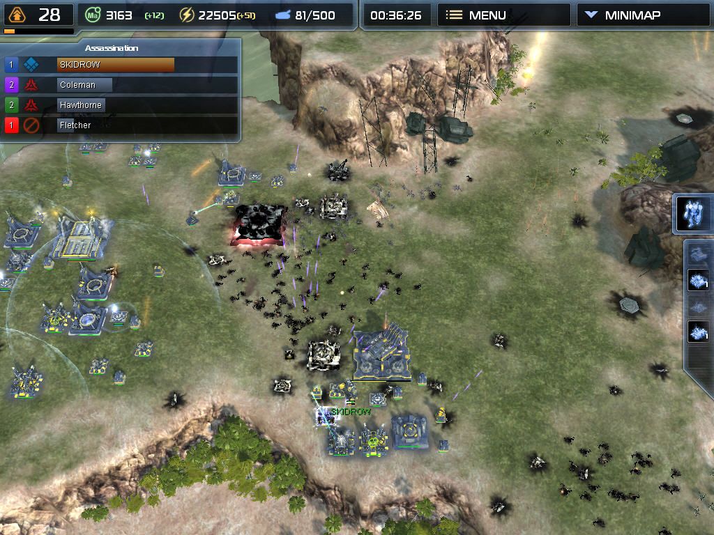 Supreme Commander 2 (Windows) screenshot: Scrap-heap