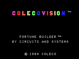 fortune builder colecovision