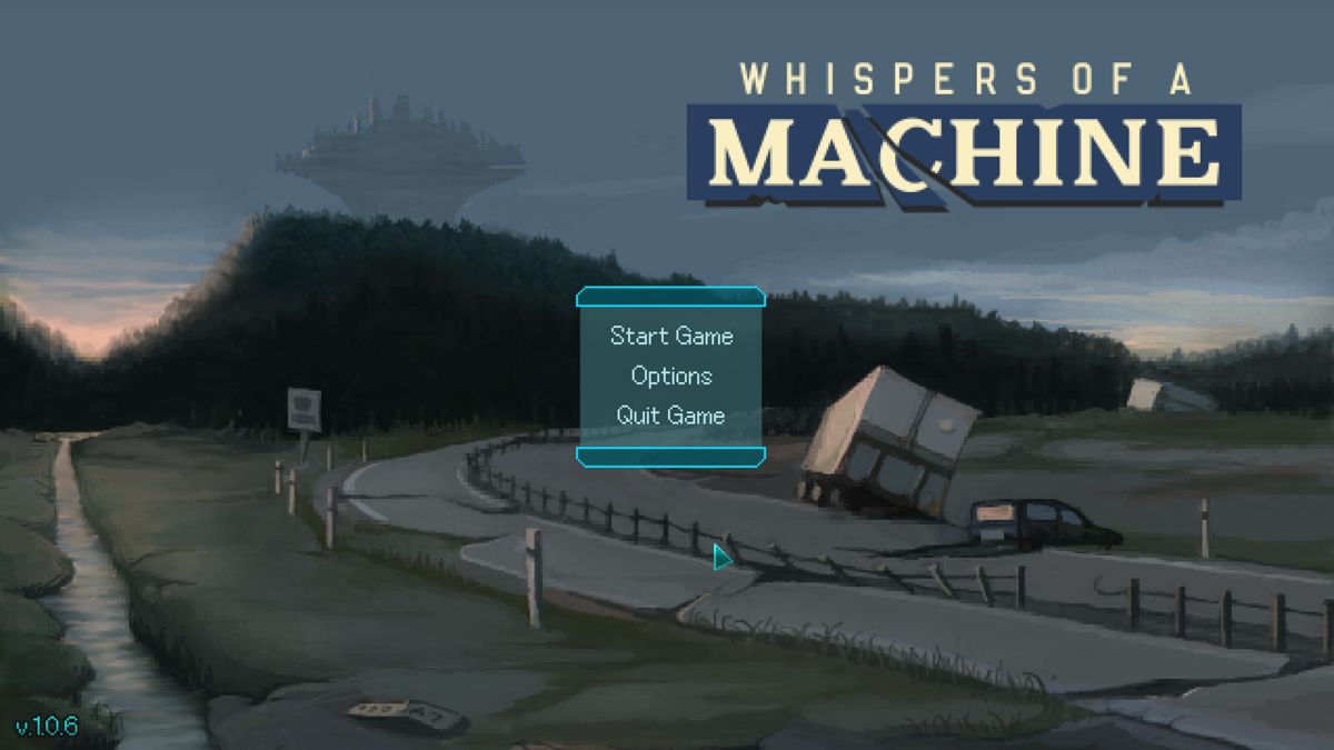 Whispers of a Machine (Windows) screenshot: Main menu