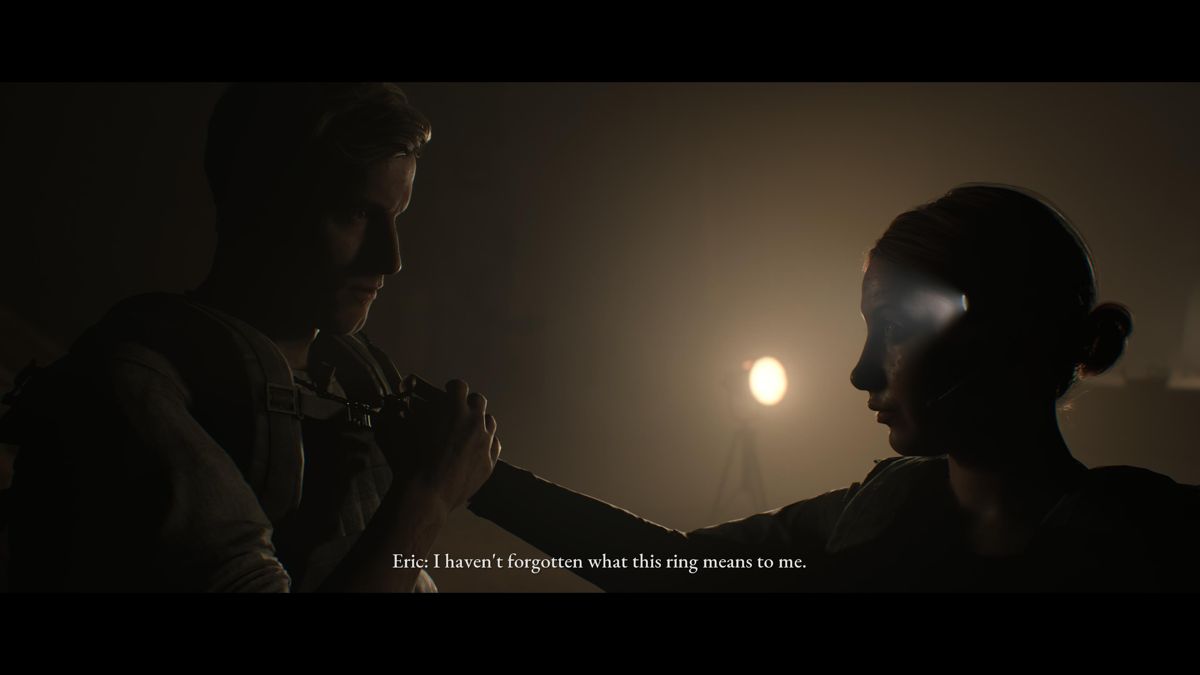 The Dark Pictures Anthology: House of Ashes (PlayStation 5) screenshot: A love triangle is never a good thing