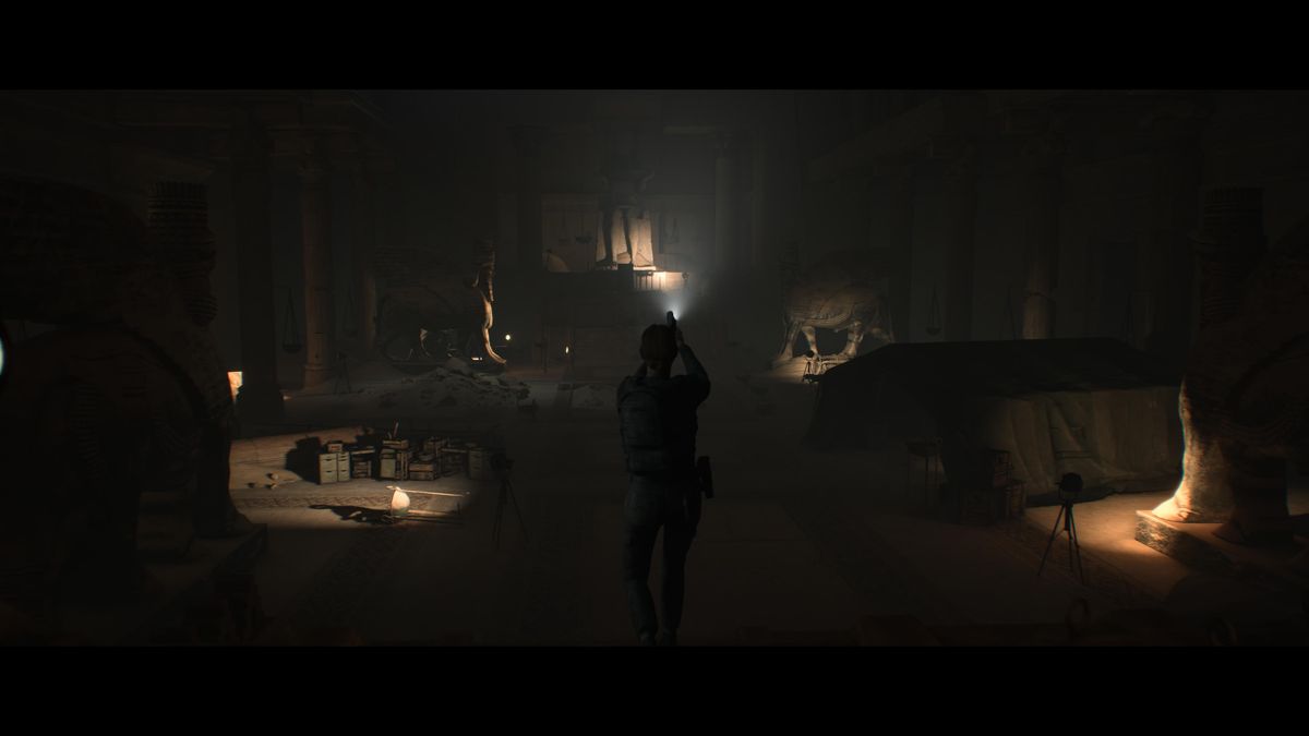 The Dark Pictures Anthology: House of Ashes (PlayStation 5) screenshot: Exploring the temple