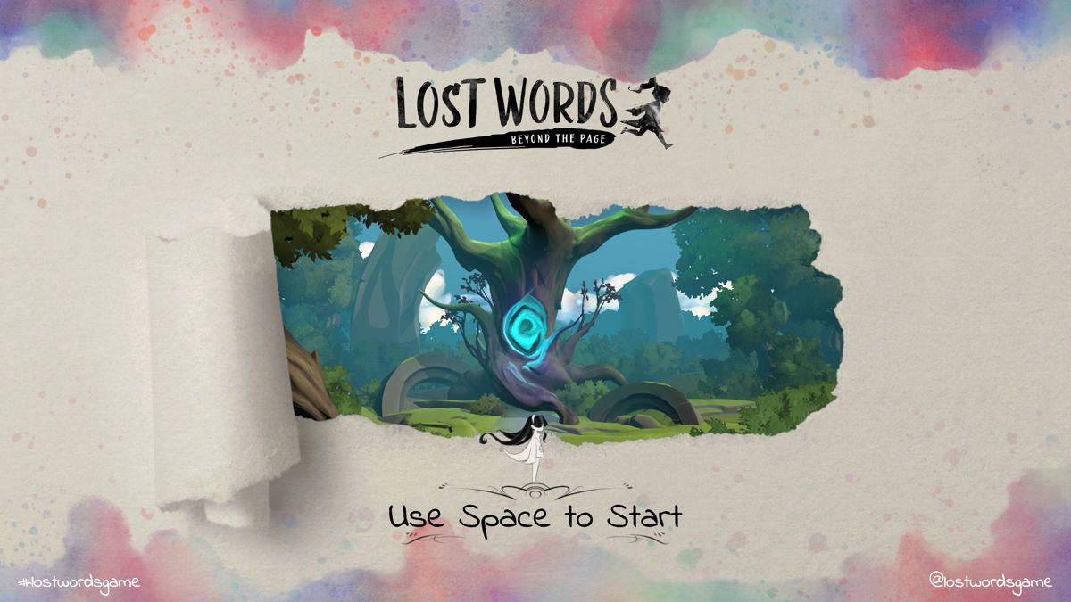 Lost Words: Beyond the Page (Windows) screenshot: Title Screen