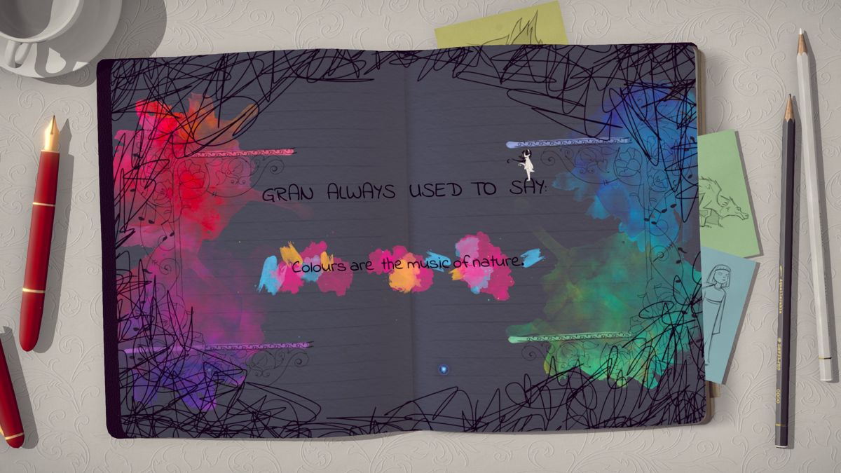 Lost Words: Beyond the Page (Windows) screenshot: A colourful page