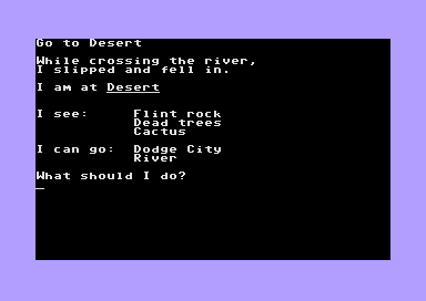 Screenshot of Bounty Hunter (Commodore 64, 1983) - MobyGames