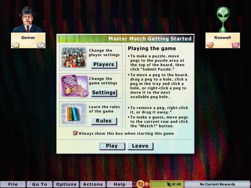 Screenshot of Hoyle Table Games 2004 (Windows, 2003) - MobyGames