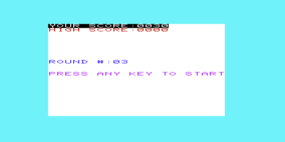 Math Hurdler / Monster Maze (VIC-20) screenshot: Monster Maze: Maze Score