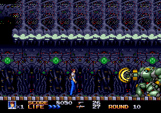 Rolling Thunder 3 (Genesis) screenshot: Robot boss