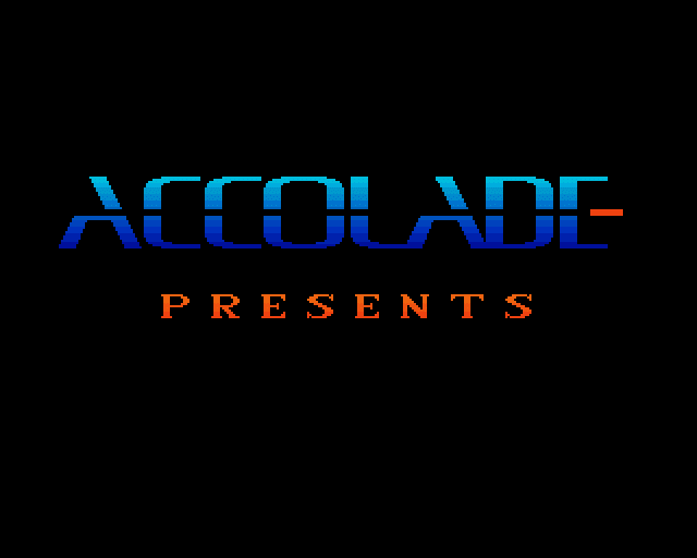 Test Drive (Amiga) screenshot: Company logo Accolade
