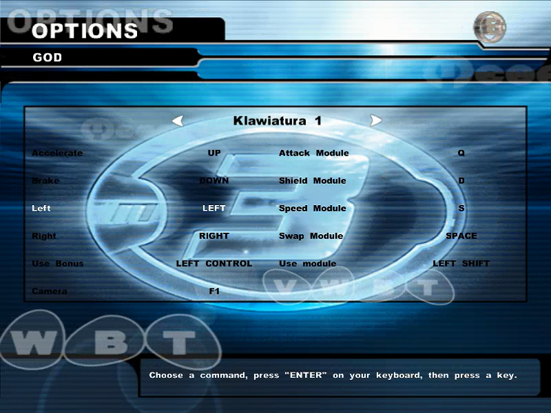 MegaRace: MR3 (Windows) screenshot: Define controls