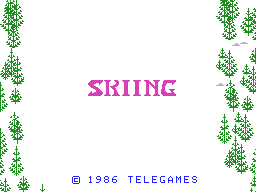 Skiing (1986) - MobyGames