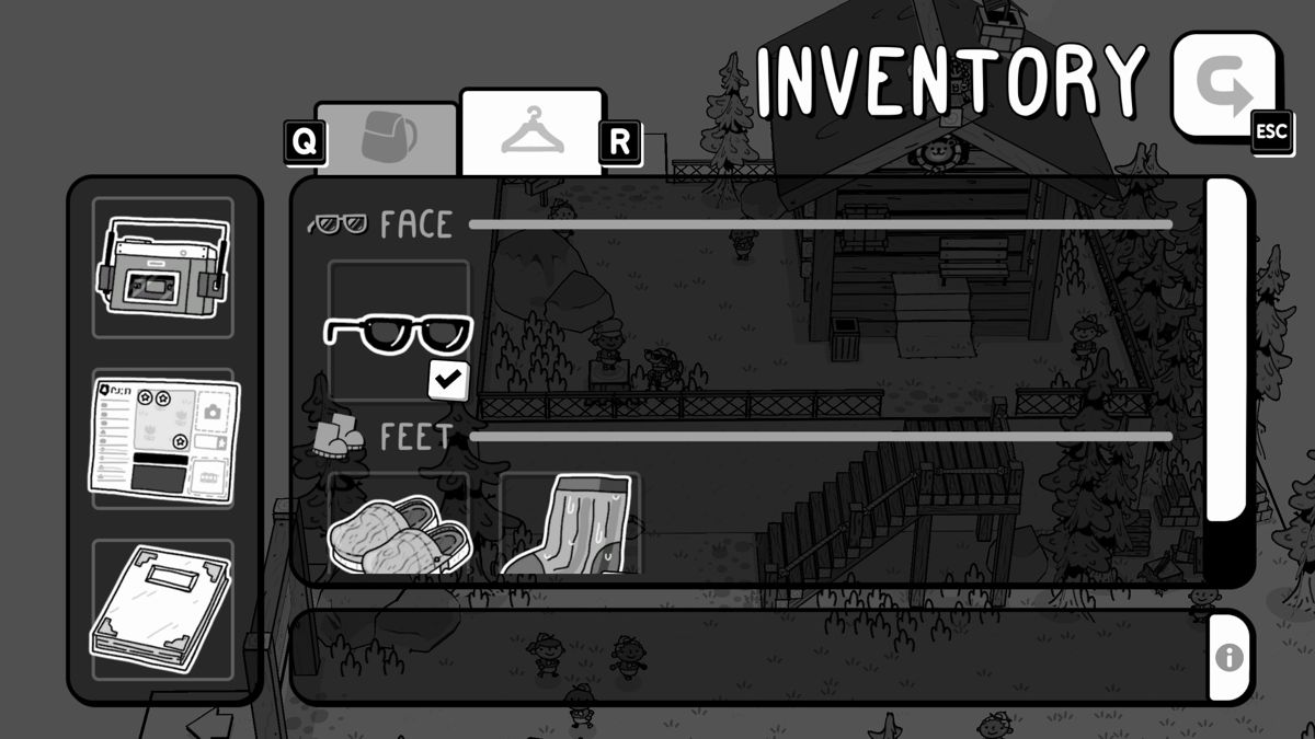 TOEM (Windows) screenshot: Items in the inventory