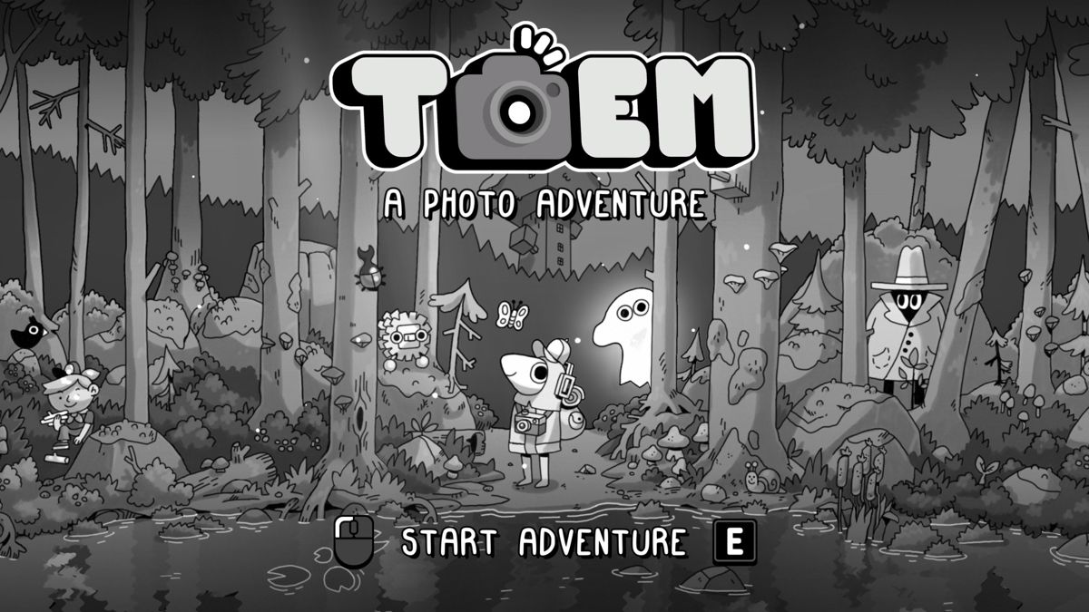 TOEM: A Photo Adventure (Windows) screenshot: Title screen