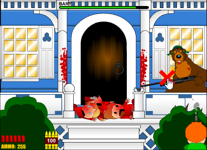 Pico vs Bear (Browser) screenshot: In-Game 1