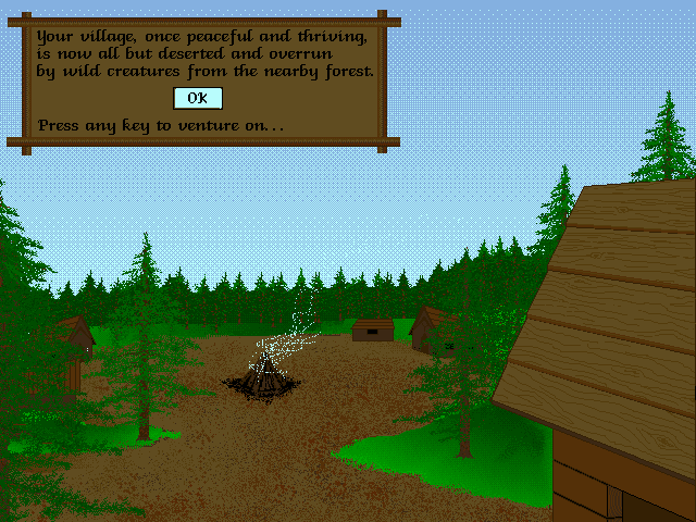 Ragnarok (DOS) screenshot: The story begins...