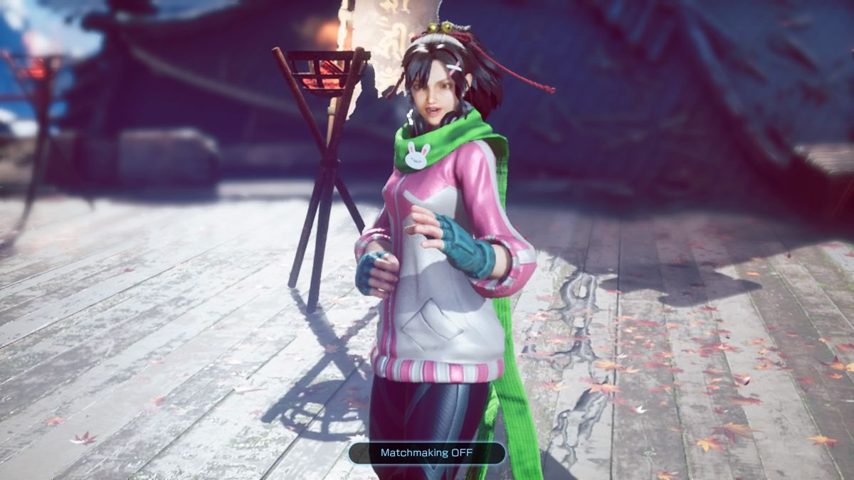Fighting EX Layer (PlayStation 4) screenshot: fight intro - Sanane