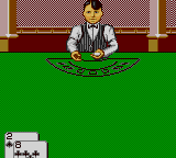 Poker Face Paul's Blackjack (Game Gear) screenshot: Deal