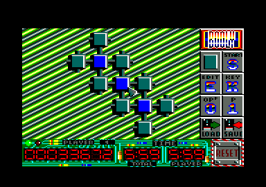 Booly (Amstrad CPC) screenshot: Nice pattern set up here