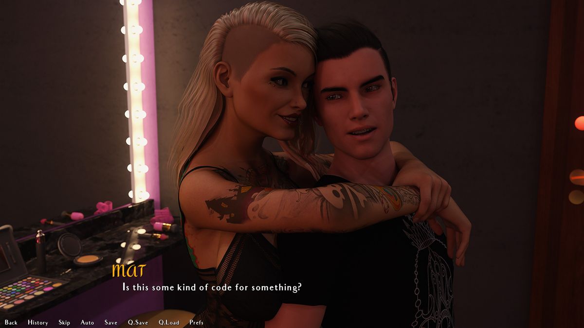 Being a DIK (Windows) screenshot: Episode 8: Helping with the cleaning at the Pink Rose strip club