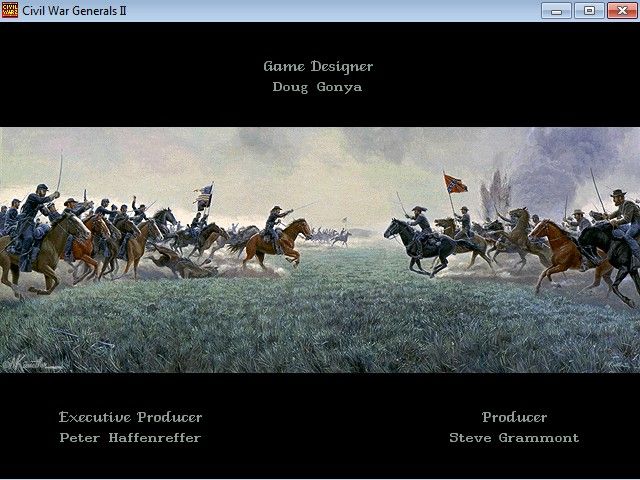 Grant - Lee - Sherman: Civil War 2: Generals (Windows) screenshot: Credits.